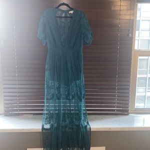 Teal dress